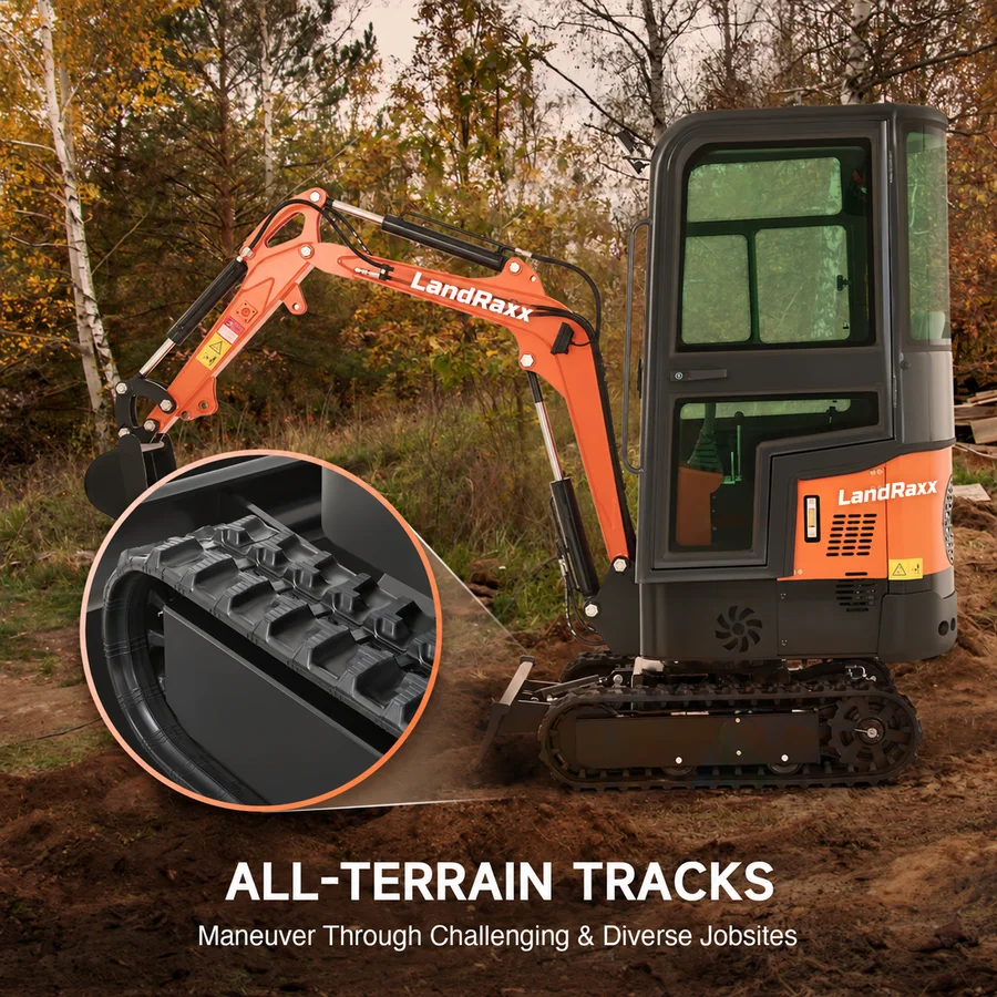 LandRaxx Enclosed Cab Excavator — view 6