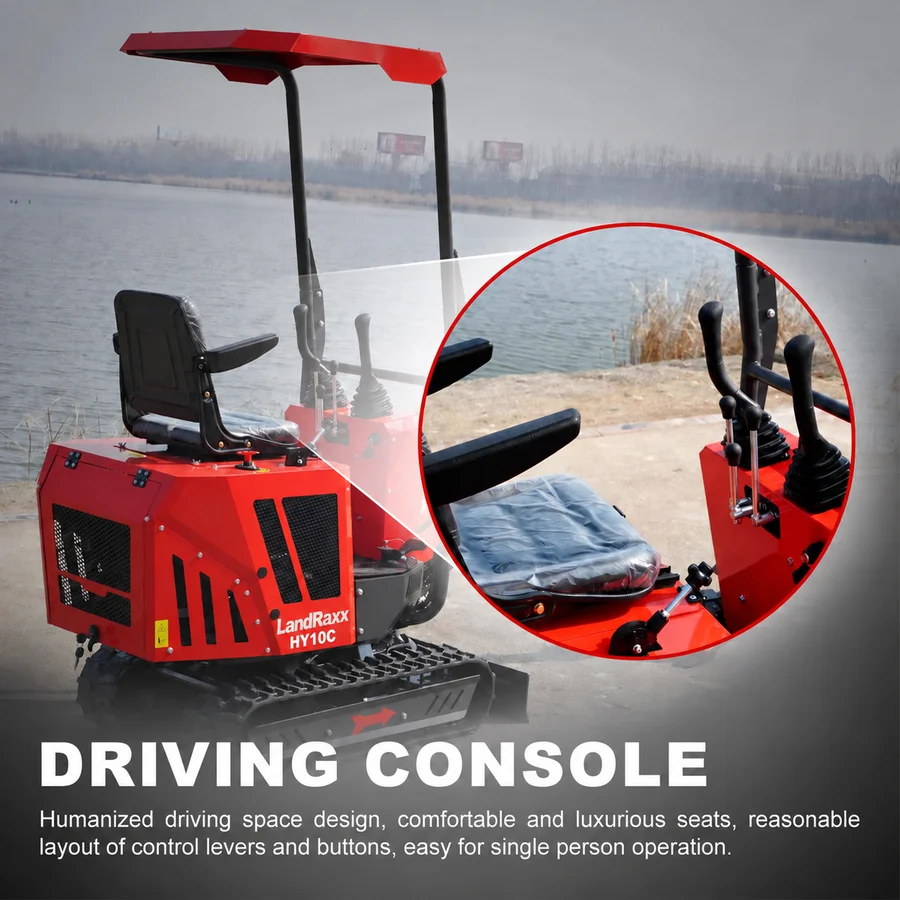 LandRaxx HY10C Mini Excavator — view 8